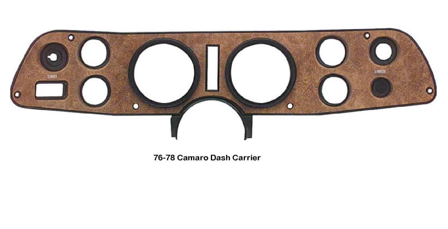 Dash Carrier Assembly: 76-78 Camaro